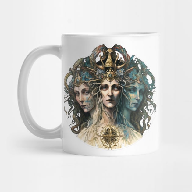 Hecate Triformus - The Goddess of Witchcraft by YeCurisoityShoppe